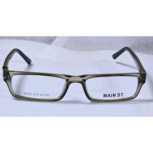 MAIN ST WOMEN'S EYEGLASS FRAMES MA-28 50-16 140 GRAY ITALIAN DESIGN NEW DEMO